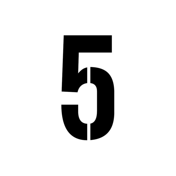 individual numbers stencil stencils australia