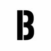 Letter B Stencil