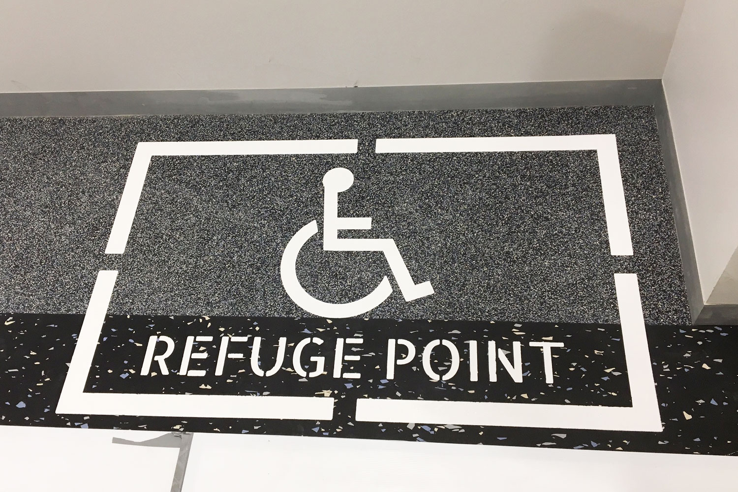 Refuge Point Custom Stencil