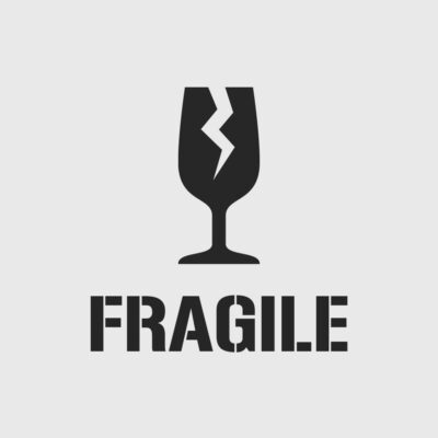 Fragile Symbol Stencil