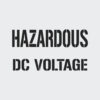 Hazardous DC Voltage Stencil